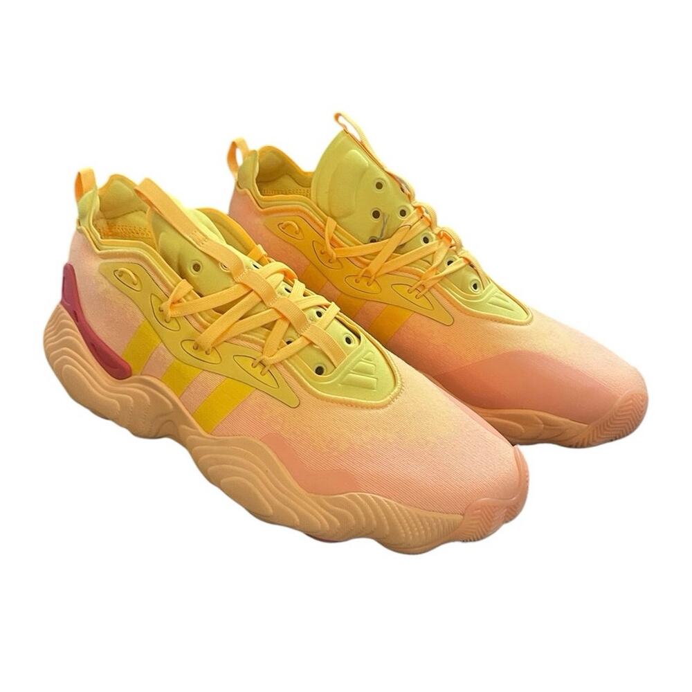 NWOB Adidas x Trae Young 3 Acid Orange Sneakers Men Size 12 Women 13 Streetwear - Picture 5 of 8
